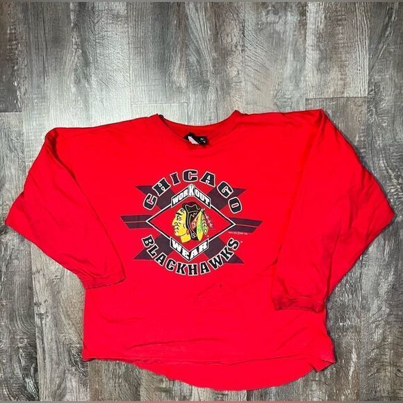 Vintage Chicago Blackhawks Long Sleeve Shirt - Picture 1 of 11